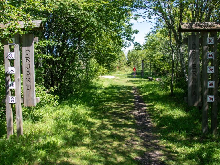Naturpfad Orjaku Beliebter Rastplatz für über 90 Vogelarten