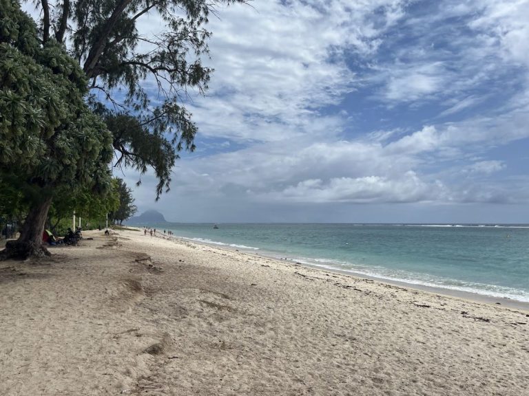 Der mittlere Teil vom Strand - wochentags Sehr beliebt bei indischen Großfamilien