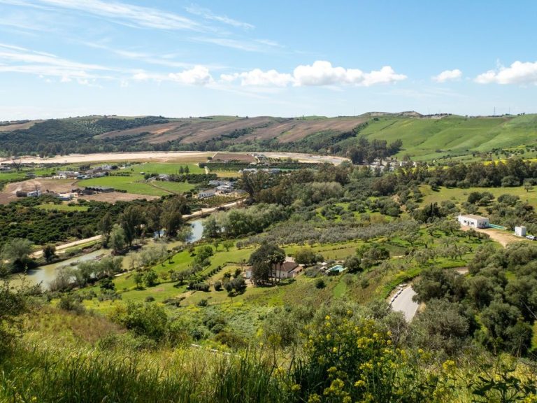 Blick in Nord-Westliche Richtung Die Täler um Arcos sind sehr landwirtschaftlich geprägt