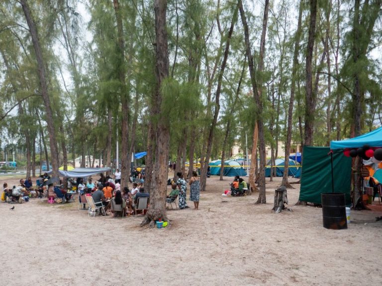 Wochenende am Strand Beliebt bei indisch stämmigen Großfamilien